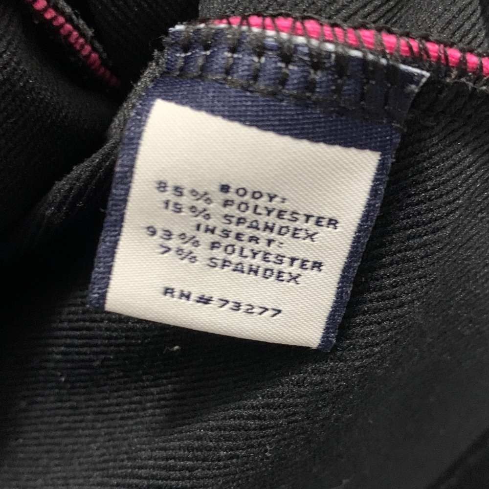 3/$15 Fila Black Pullover Athletic Jacket with Pink Trim Size XL - Picture 5 of 7
